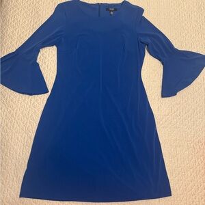 Chaps Blue Long Sleeve Dress